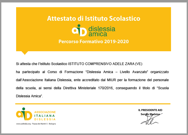 Cert Dislessia Amica
