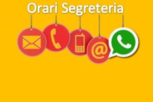 Orari Segreteria Orari Segreteria