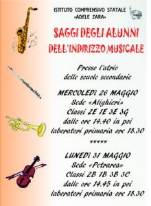 Locandina Saggi A.s 2020 2021 Locandina Saggi A.s 2020 2021