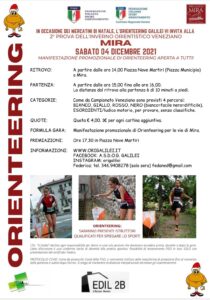 Volantino Gara Orienteering